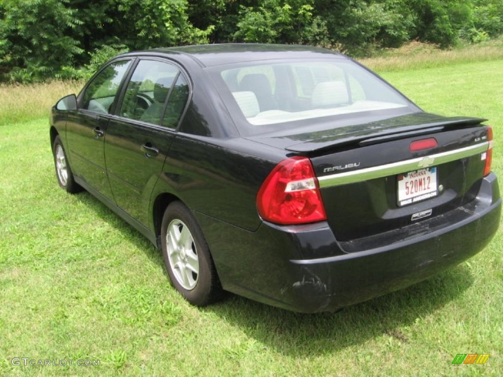 2005 Malibu LS V6 Sedan - Black / Gray photo #3