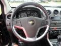 Black/Light Titanium 2013 Chevrolet Captiva Sport LTZ Steering Wheel
