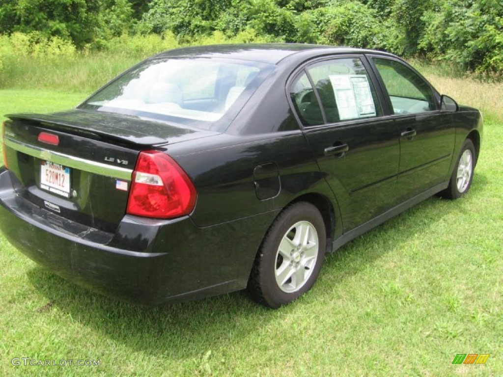 2005 Malibu LS V6 Sedan - Black / Gray photo #18