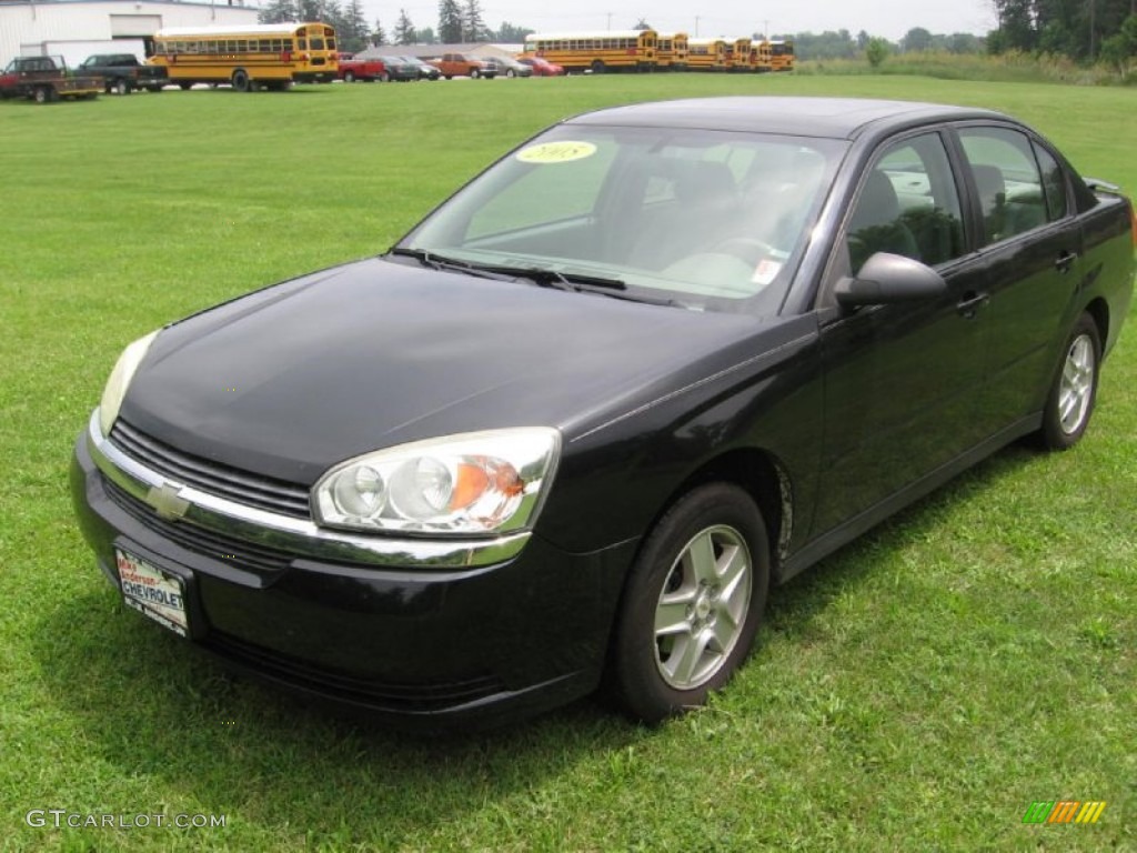 2005 Malibu LS V6 Sedan - Black / Gray photo #22