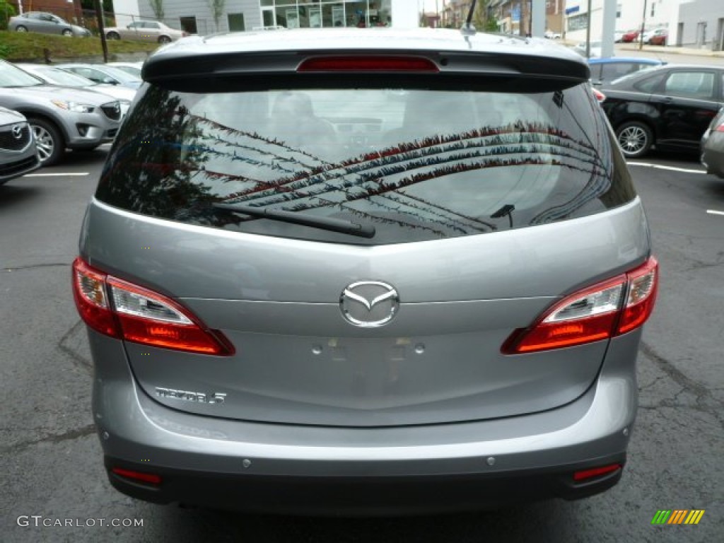 2013 MAZDA5 Touring - Liquid Silver Metallic / Black photo #4