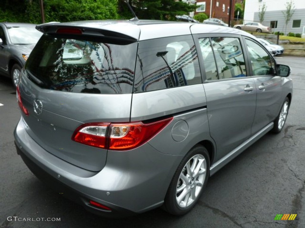 2013 MAZDA5 Touring - Liquid Silver Metallic / Black photo #5