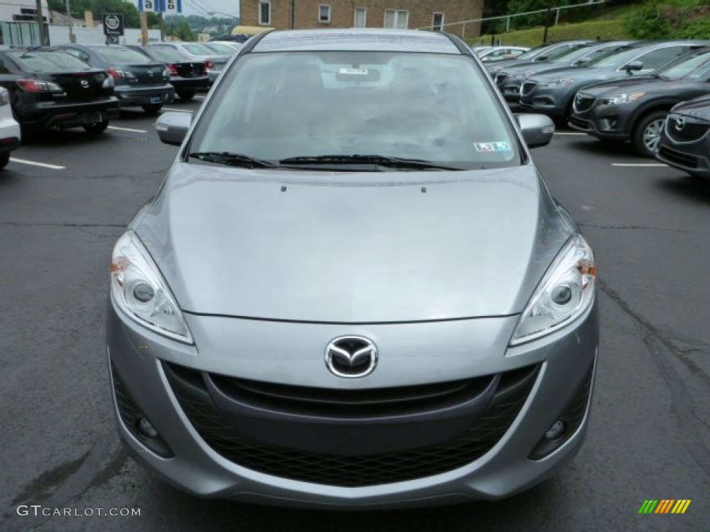 2013 MAZDA5 Touring - Liquid Silver Metallic / Black photo #8