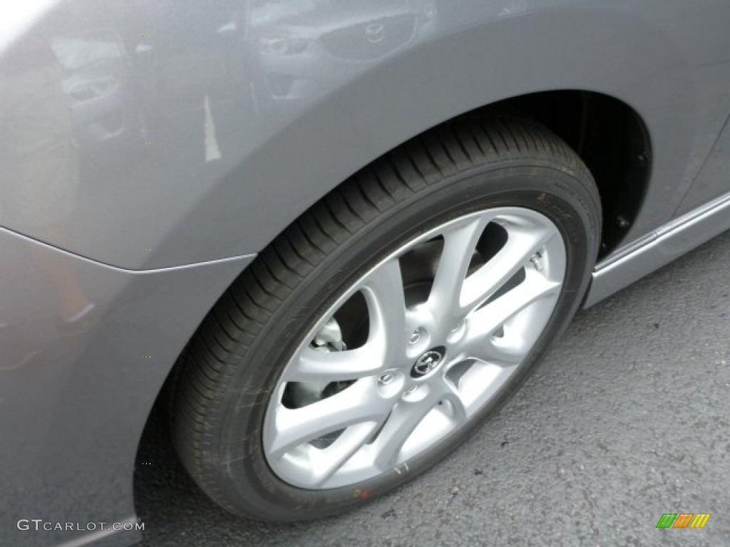 2013 MAZDA5 Touring - Liquid Silver Metallic / Black photo #9