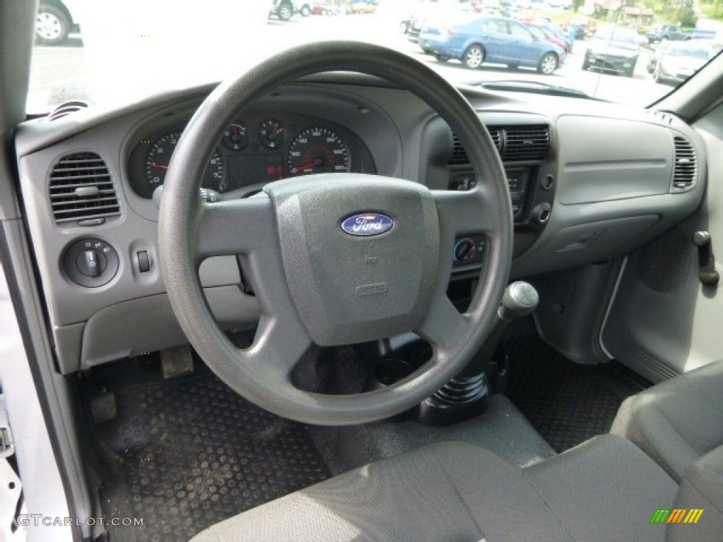 2010 Ford Ranger XL Regular Cab Medium Dark Flint Dashboard Photo #82987942