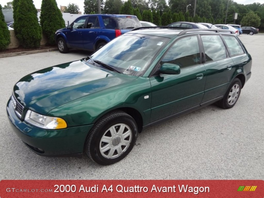 2000 A4 1.8T quattro Avant - Cactus Green Pearl / Clay photo #1