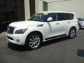 Moonlight White - QX 56 4WD Photo No. 1