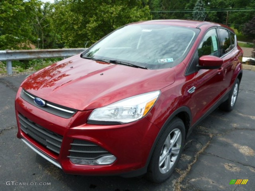 Ruby Red 2014 Ford Escape SE 1.6L EcoBoost 4WD Exterior Photo #82988526