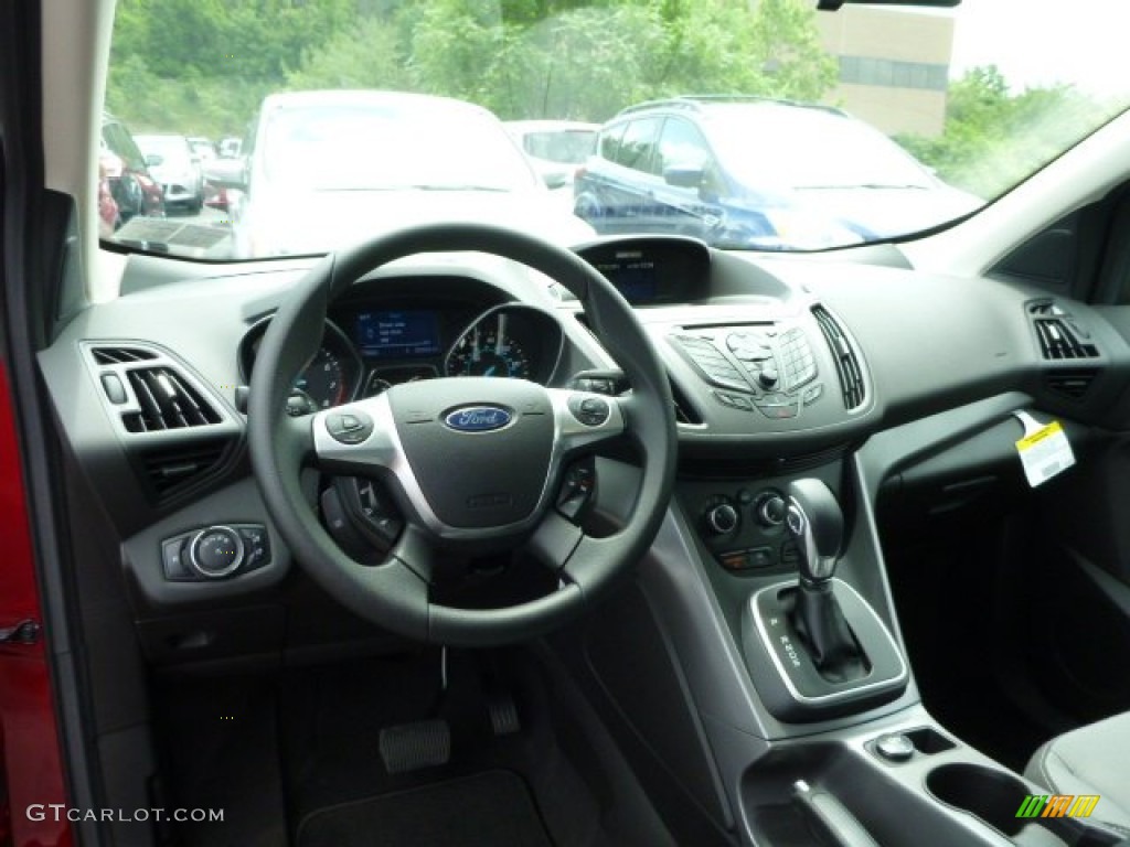 2014 Ford Escape SE 1.6L EcoBoost 4WD Charcoal Black Dashboard Photo #82988624