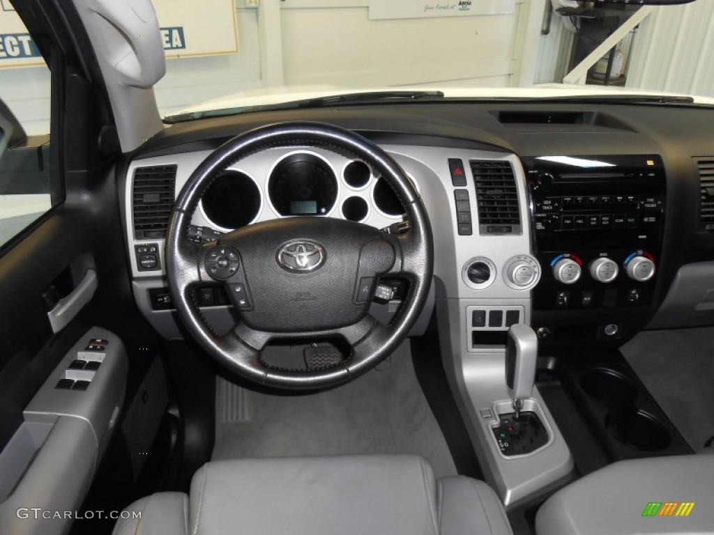 2007 Tundra Limited Double Cab 4x4 - Super White / Graphite Gray photo #21