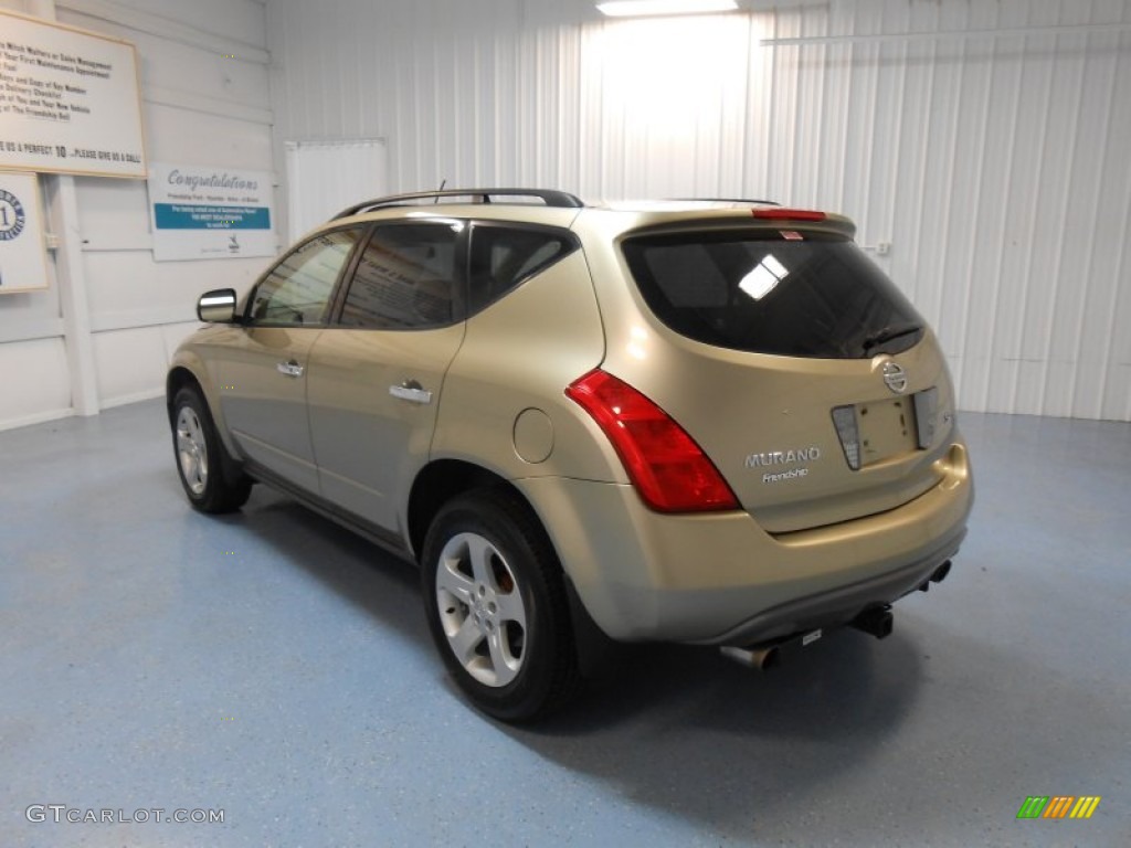 2005 Murano SL AWD - Chardonnay Metallic / Cafe Latte photo #8