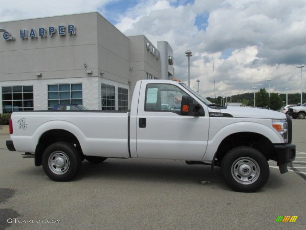 2012 F250 Super Duty XL Regular Cab 4x4 - Oxford White / Steel photo #2