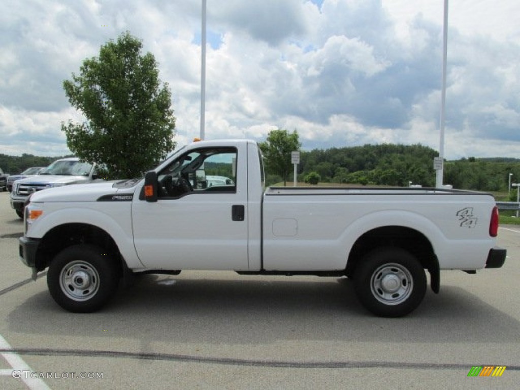 2012 F250 Super Duty XL Regular Cab 4x4 - Oxford White / Steel photo #7