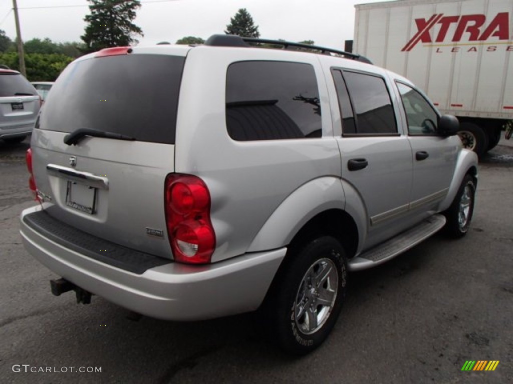 2005 Durango Limited 4x4 - Bright Silver Metallic / Dark Khaki/Light Graystone photo #6