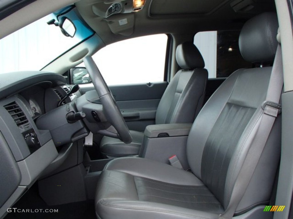 2005 Durango Limited 4x4 - Bright Silver Metallic / Dark Khaki/Light Graystone photo #10