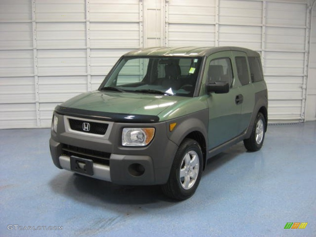 2003 Element EX AWD - Galapagos Green Metallic / Gray photo #2