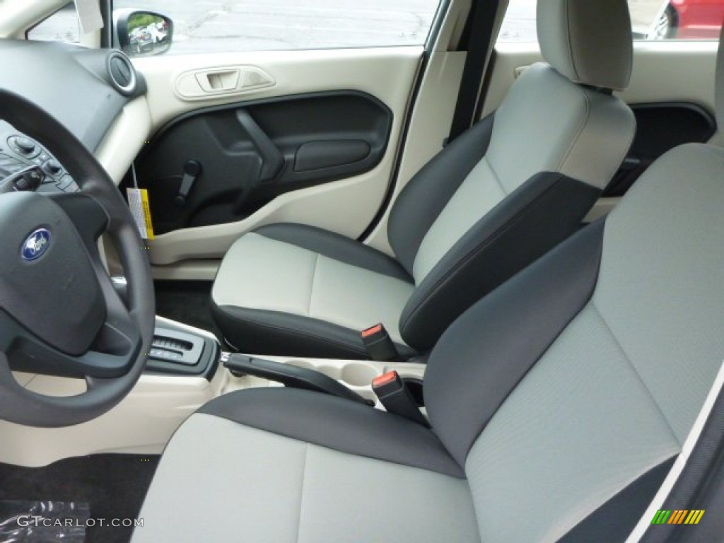2013 Fiesta S Sedan - Ingot Silver / Charcoal Black/Light Stone photo #8