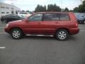 2003 Sundown Red Pearl Toyota Highlander V6  photo #3