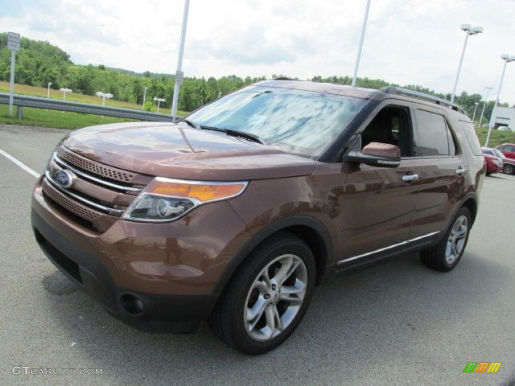 2012 Explorer Limited 4WD - Golden Bronze Metallic / Charcoal Black photo #5