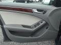2010 Audi A4 Light Gray Interior Door Panel Photo