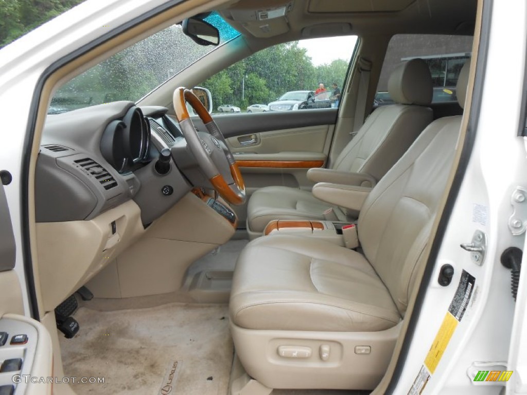 2004 RX 330 AWD - Crystal White Pearl / Ivory photo #10