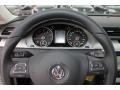 2013 Volkswagen CC Black Interior Steering Wheel Photo