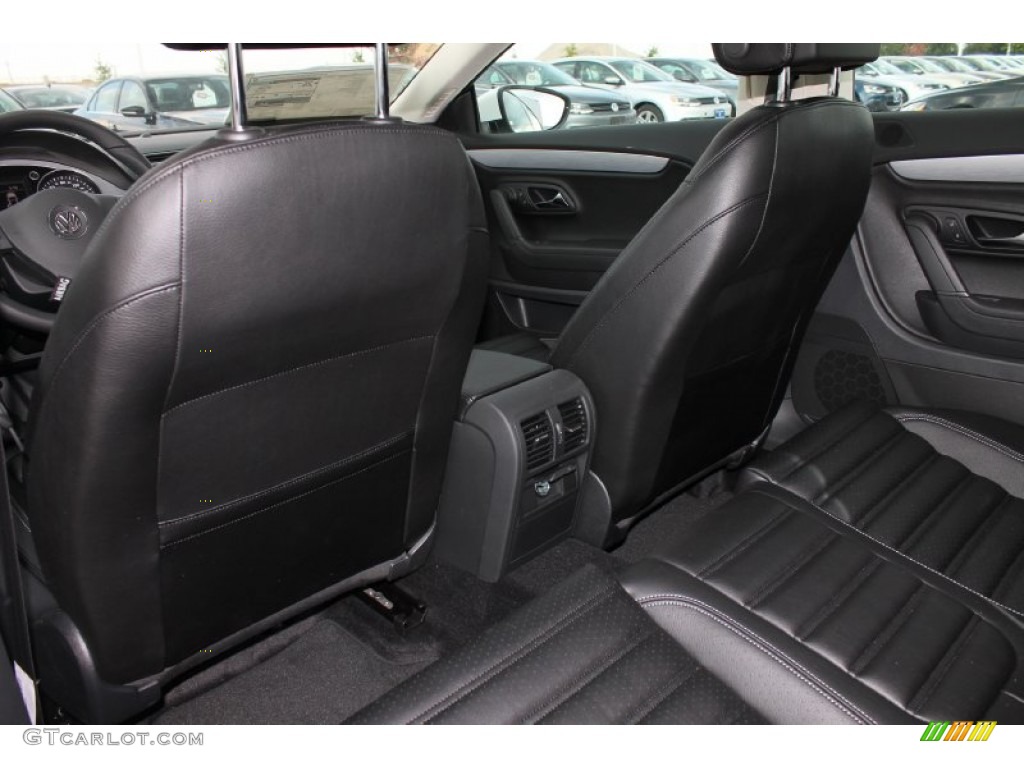 Black Interior 2013 Volkswagen CC R-Line Photo #82993361