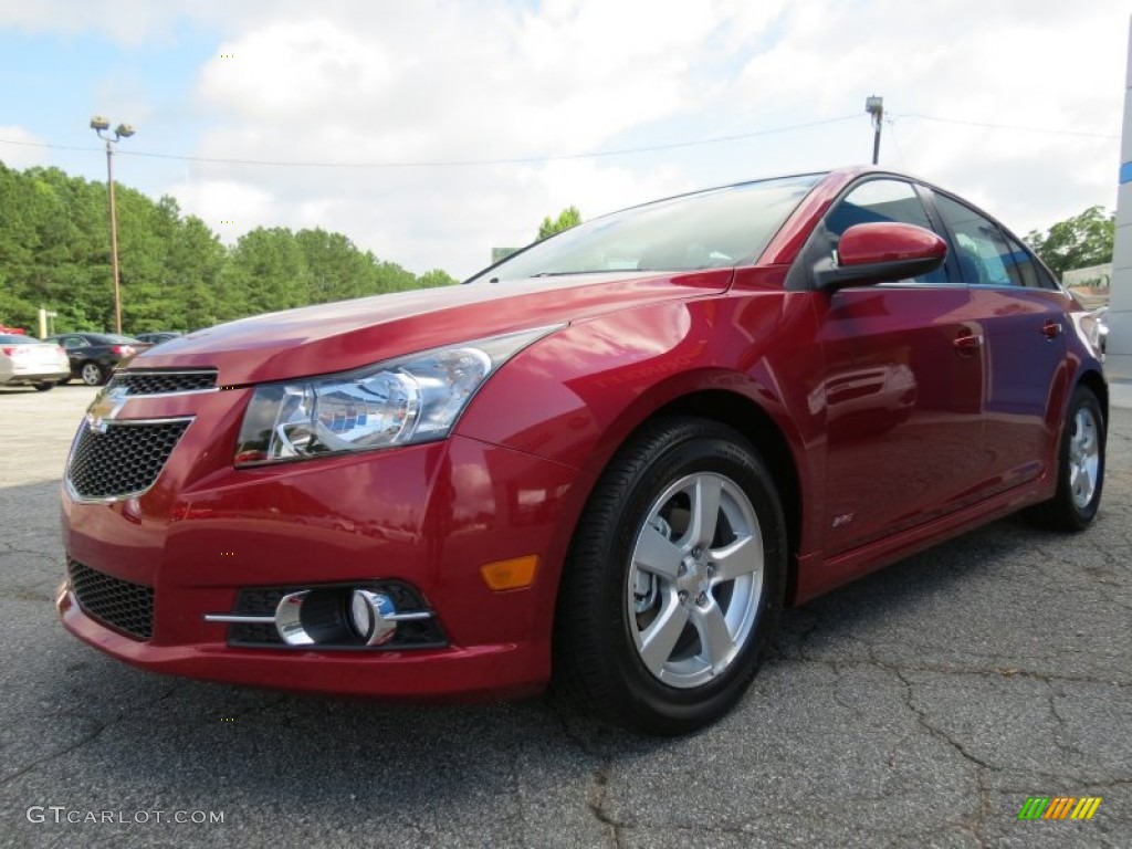 Crystal Red Tintcoat 2014 Chevrolet Cruze LT Exterior Photo #82994603