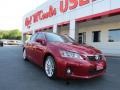 2011 Matador Red Mica Lexus CT 200h Hybrid Premium  photo #1