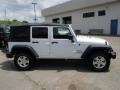 2013 Bright White Jeep Wrangler Unlimited Sport 4x4  photo #5