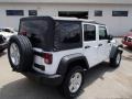 2013 Bright White Jeep Wrangler Unlimited Sport 4x4  photo #6