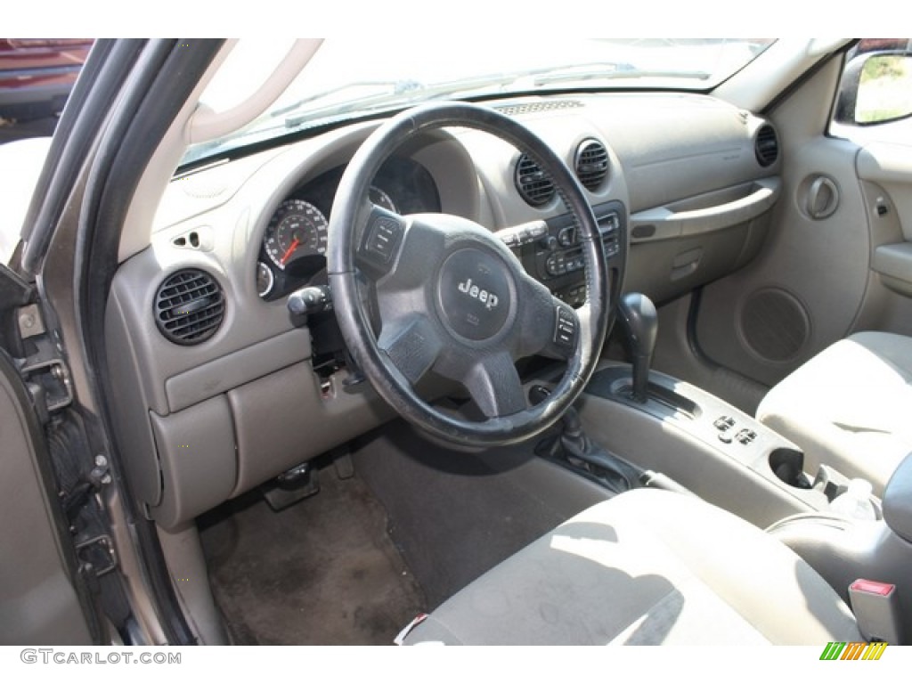 Medium Slate Gray Interior 2007 Jeep Liberty Sport 4x4 Photo #82995122