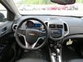 RS Jet Black Leather/Microfiber 2013 Chevrolet Sonic RS Hatch Dashboard