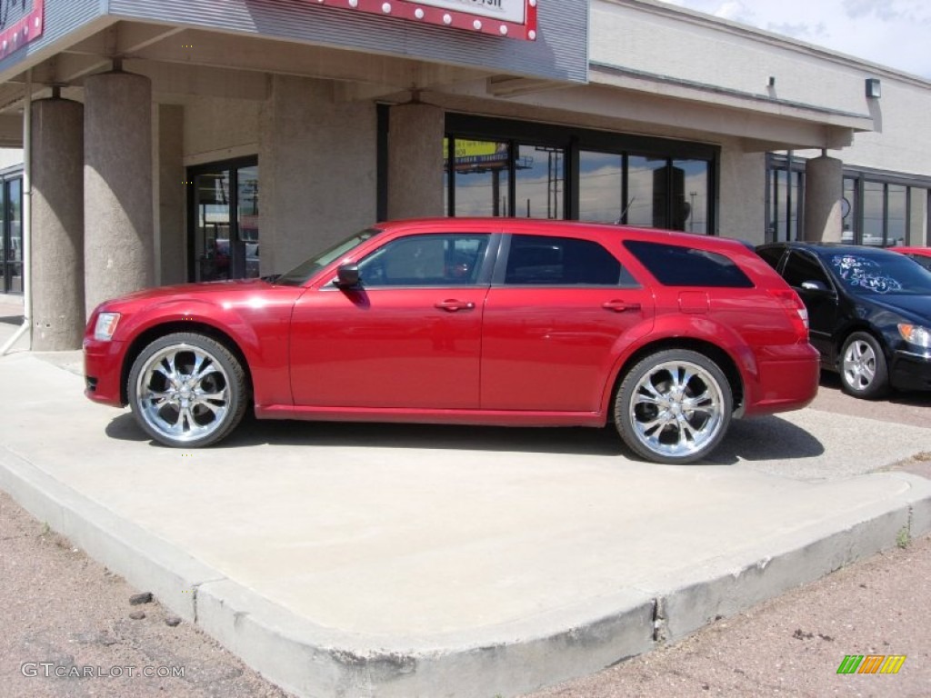 2008 Magnum  - Inferno Red Crystal Pearl / Dark Slate Gray/Light Slate Gray photo #9