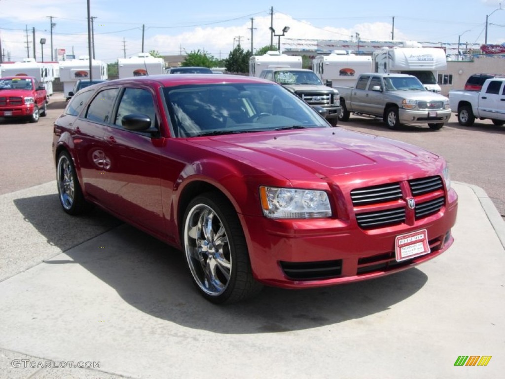 2008 Magnum  - Inferno Red Crystal Pearl / Dark Slate Gray/Light Slate Gray photo #15