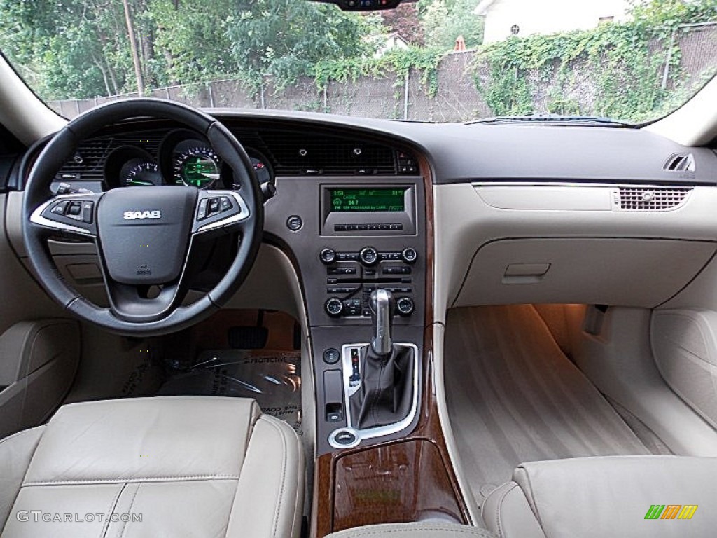 2011 Saab 9-5 Turbo4 Sedan Parchment Dashboard Photo #82997491