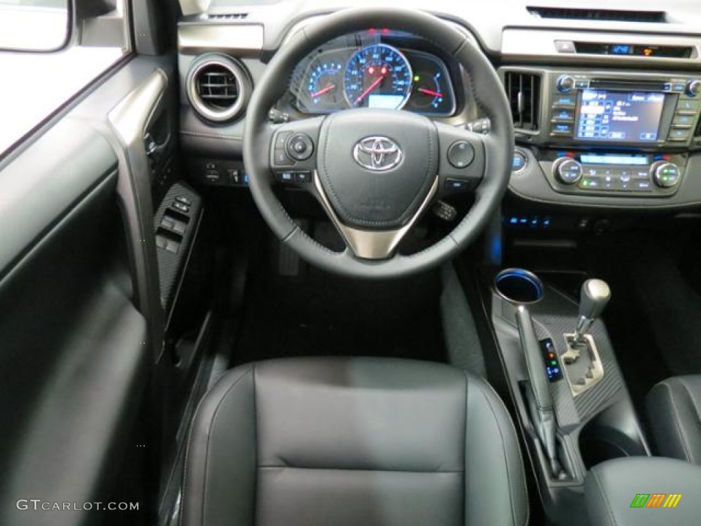 2013 Toyota RAV4 Limited Black Dashboard Photo #82997525