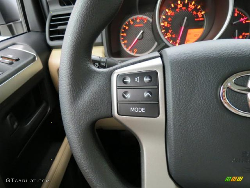 2013 4Runner SR5 4x4 - Blizzard White Pearl / Beige photo #15