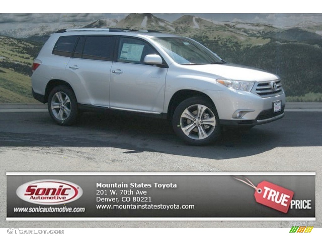 2013 Highlander Limited 4WD - Classic Silver Metallic / Ash photo #1