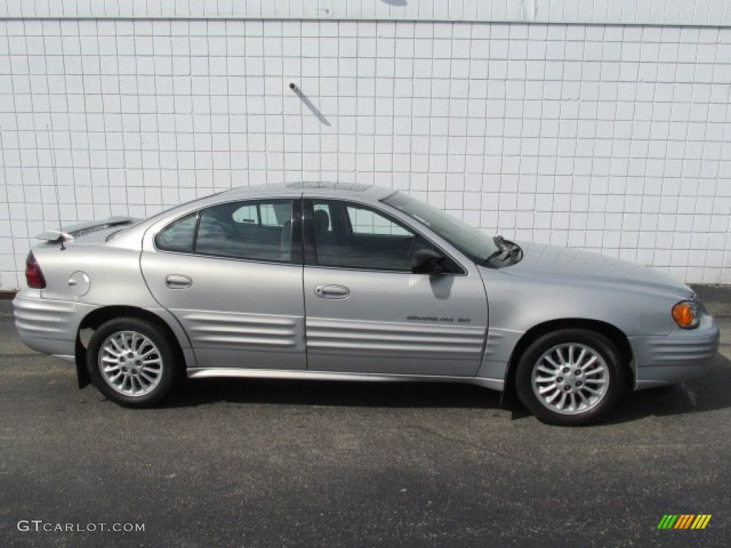 2000 Grand Am SE Sedan - Silvermist Metallic / Dark Pewter photo #2