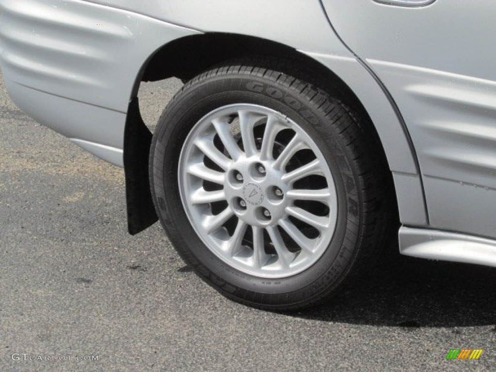 2000 Grand Am SE Sedan - Silvermist Metallic / Dark Pewter photo #3