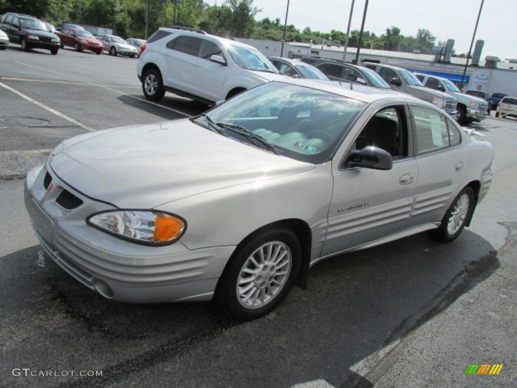 2000 Grand Am SE Sedan - Silvermist Metallic / Dark Pewter photo #6