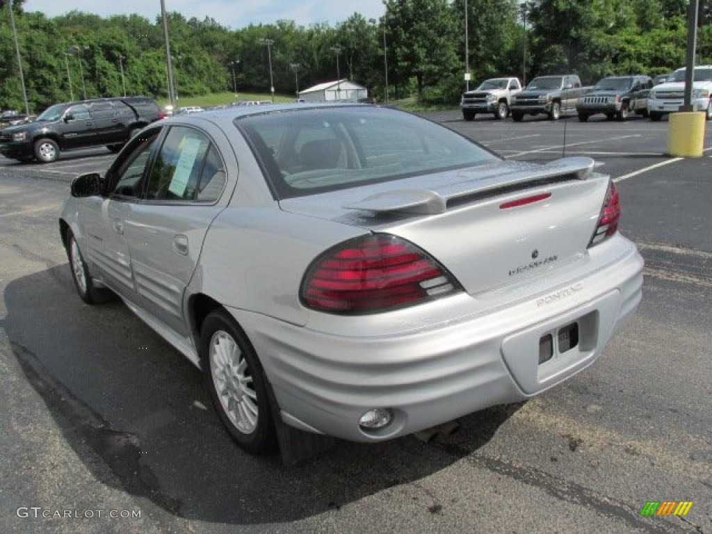 2000 Grand Am SE Sedan - Silvermist Metallic / Dark Pewter photo #7