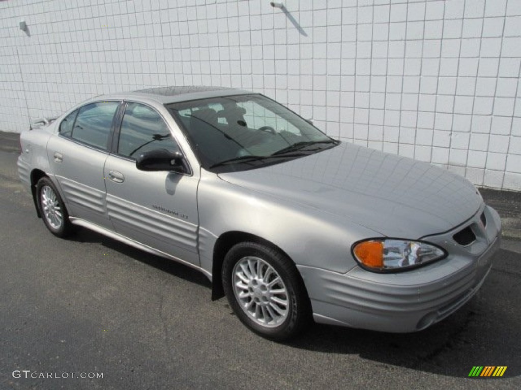 2000 Grand Am SE Sedan - Silvermist Metallic / Dark Pewter photo #11