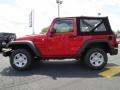 2013 Flame Red Jeep Wrangler Sport 4x4  photo #4