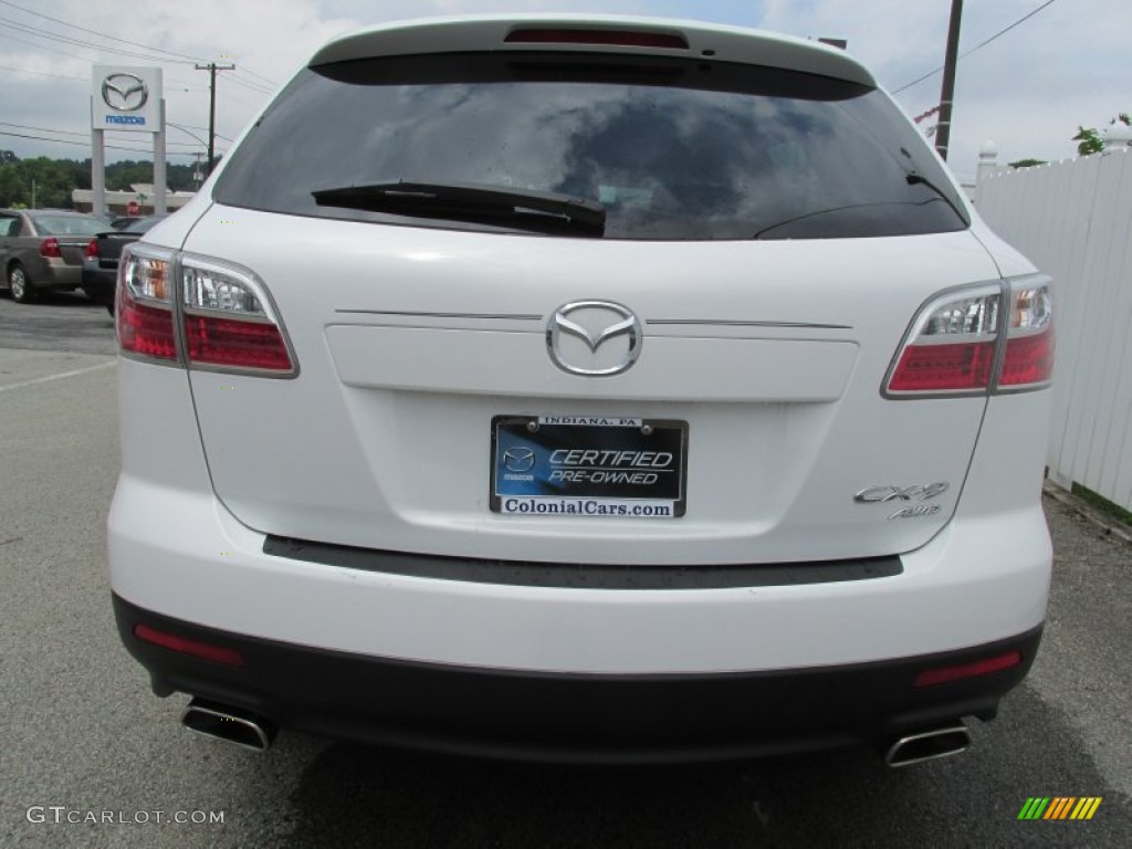2011 CX-9 Sport AWD - Crystal White Pearl Mica / Sand photo #7