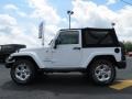 2013 Bright White Jeep Wrangler Sahara 4x4  photo #4