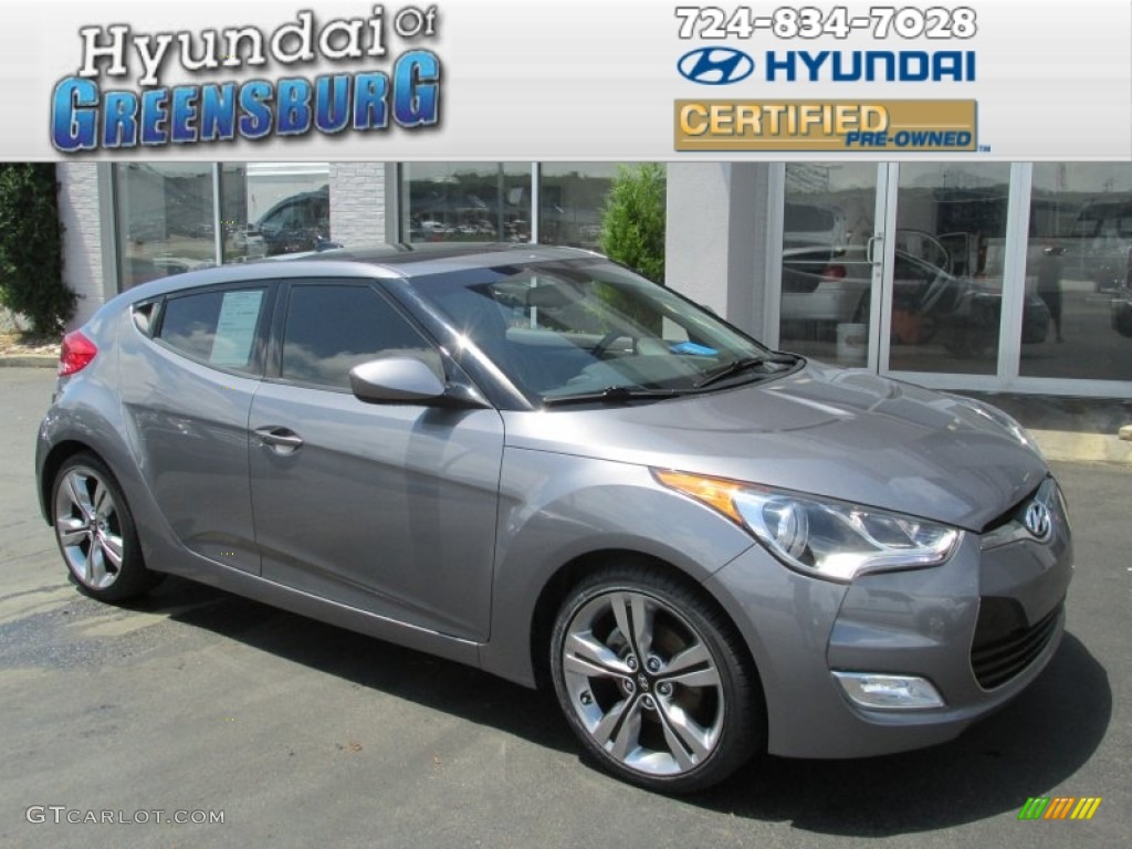 2012 Veloster  - Triathlon Gray / Black photo #1