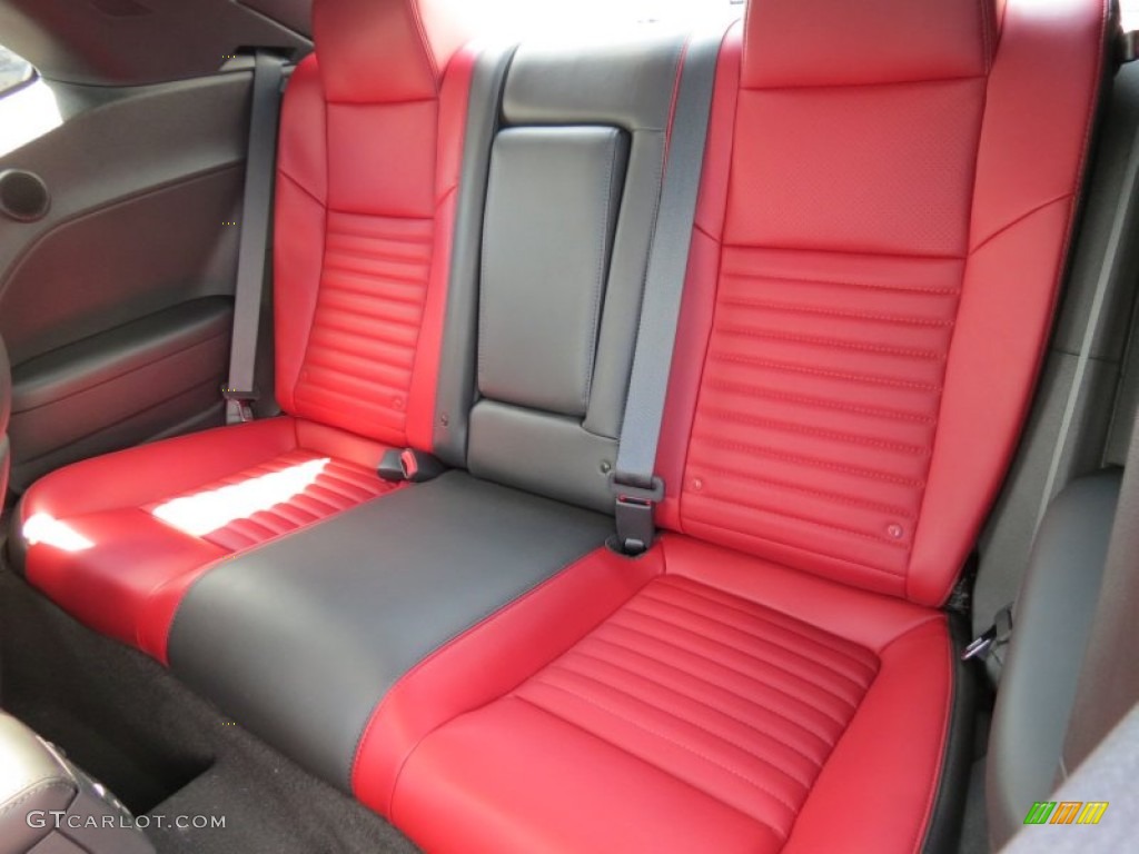 2013 Dodge Challenger R/T Redline Rear Seat Photo #83001839