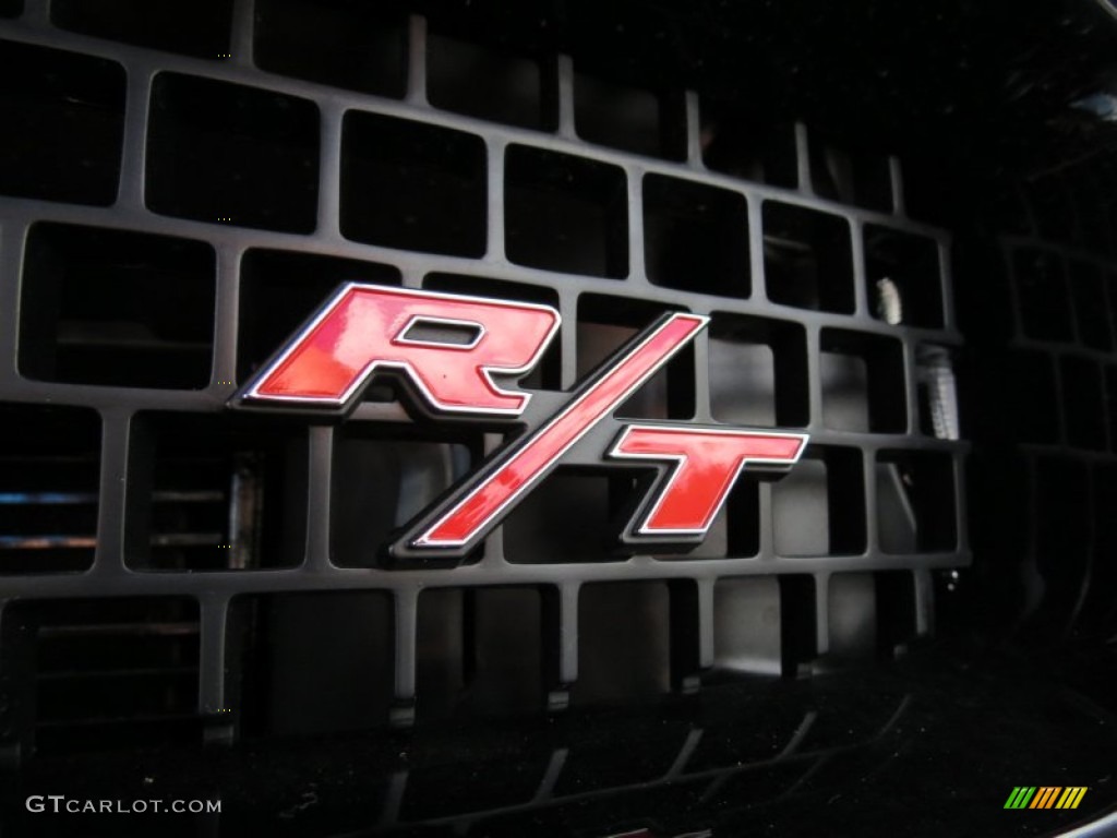 2013 Challenger R/T Redline - Pitch Black / Radar Red/Dark Slate Gray photo #15